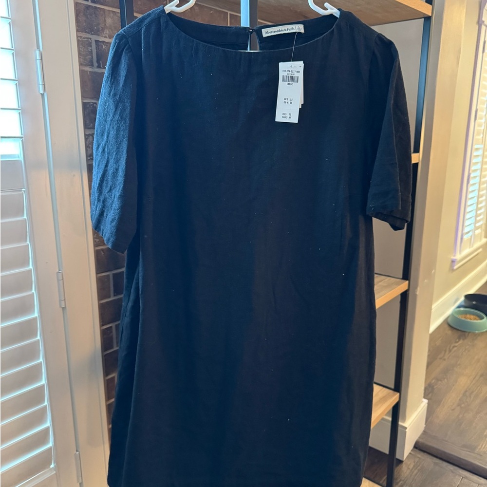 Linen-Blend T-Shirt Dress